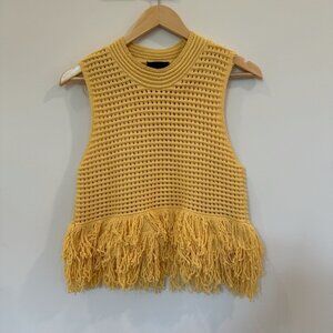 Zara Check Knit top